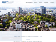 Tablet Screenshot of fleet-events.de